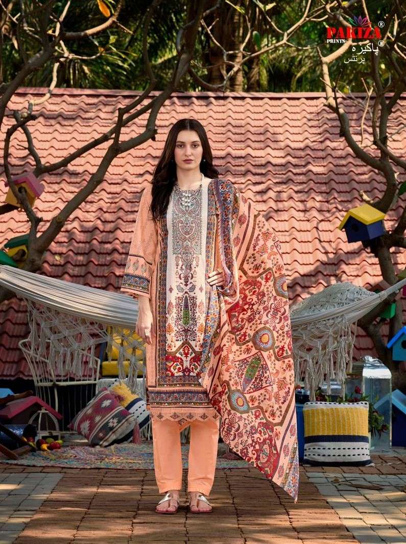 nazakat vol-31 by pakiza prints lawn cotton unstitched salwar suits material for woman online surat gujarat 