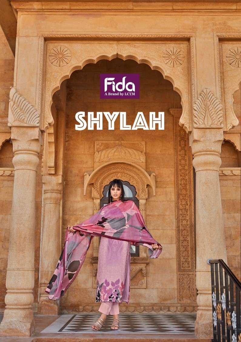 shylah by fida digital print designer salwar kameez catalogue online wholesalers surat gujrat 