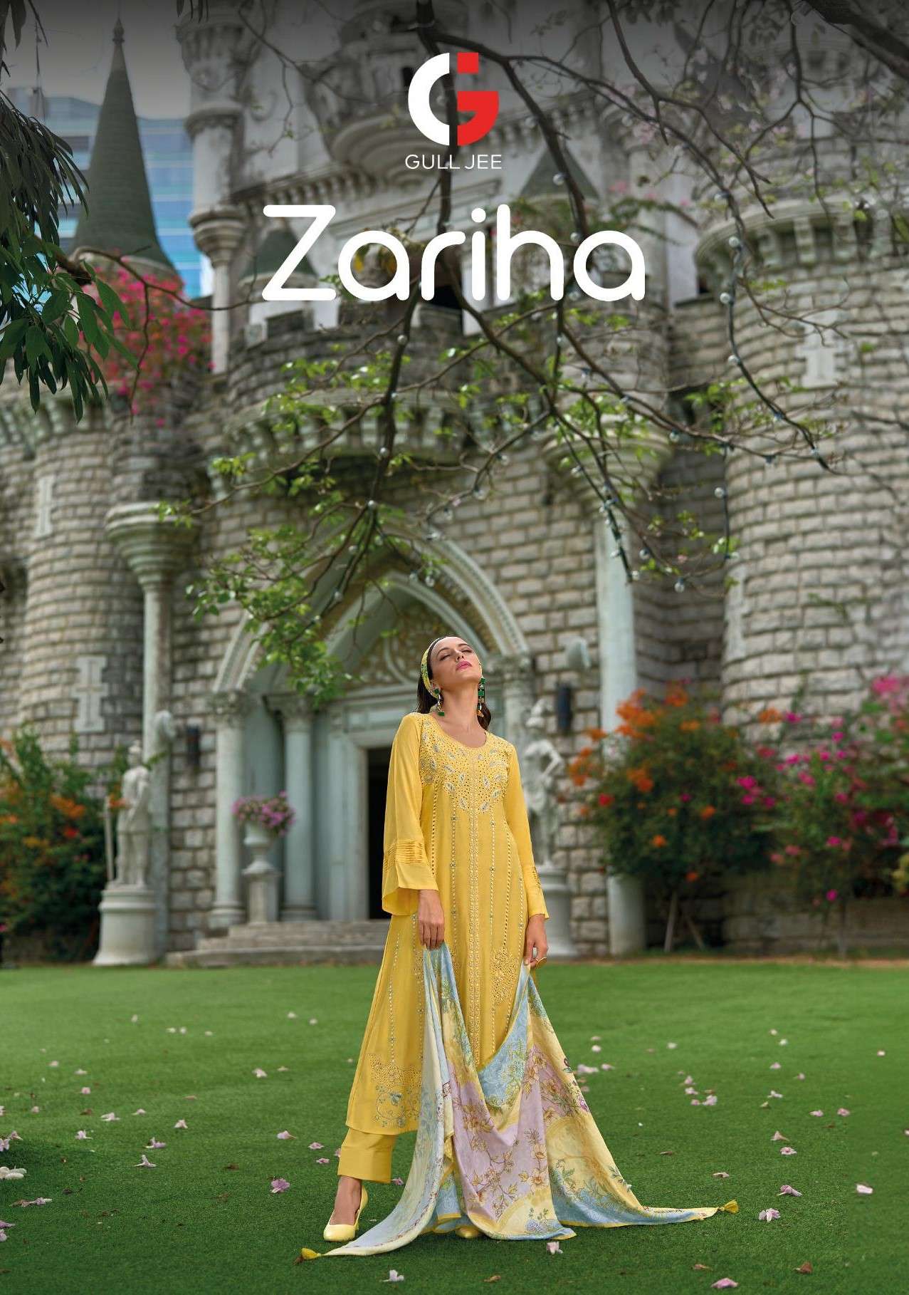 zariha by gull jee 10001-10006 series exclusive designer unstich salwar kameez catalogue manufacturer surat gujarat