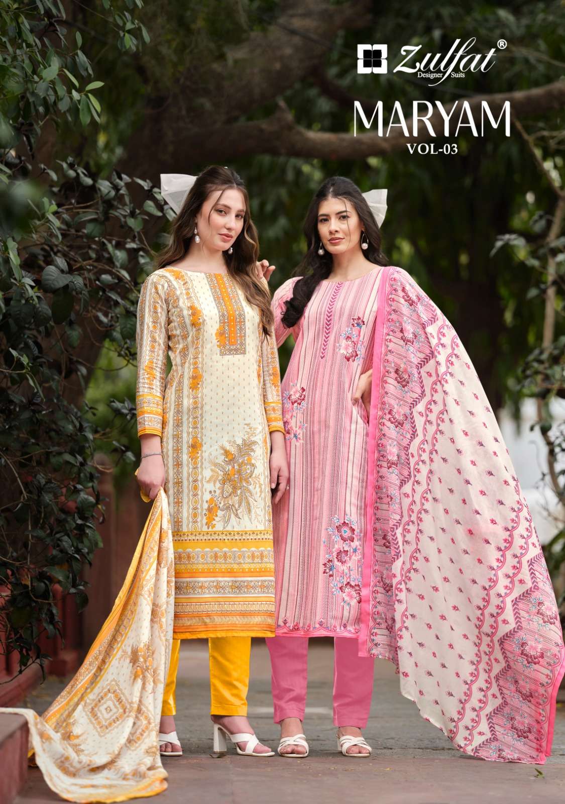 zulfat designer by maryam vol 3 pure cotton summer special salwar kameez catalogue wholesale price surat
