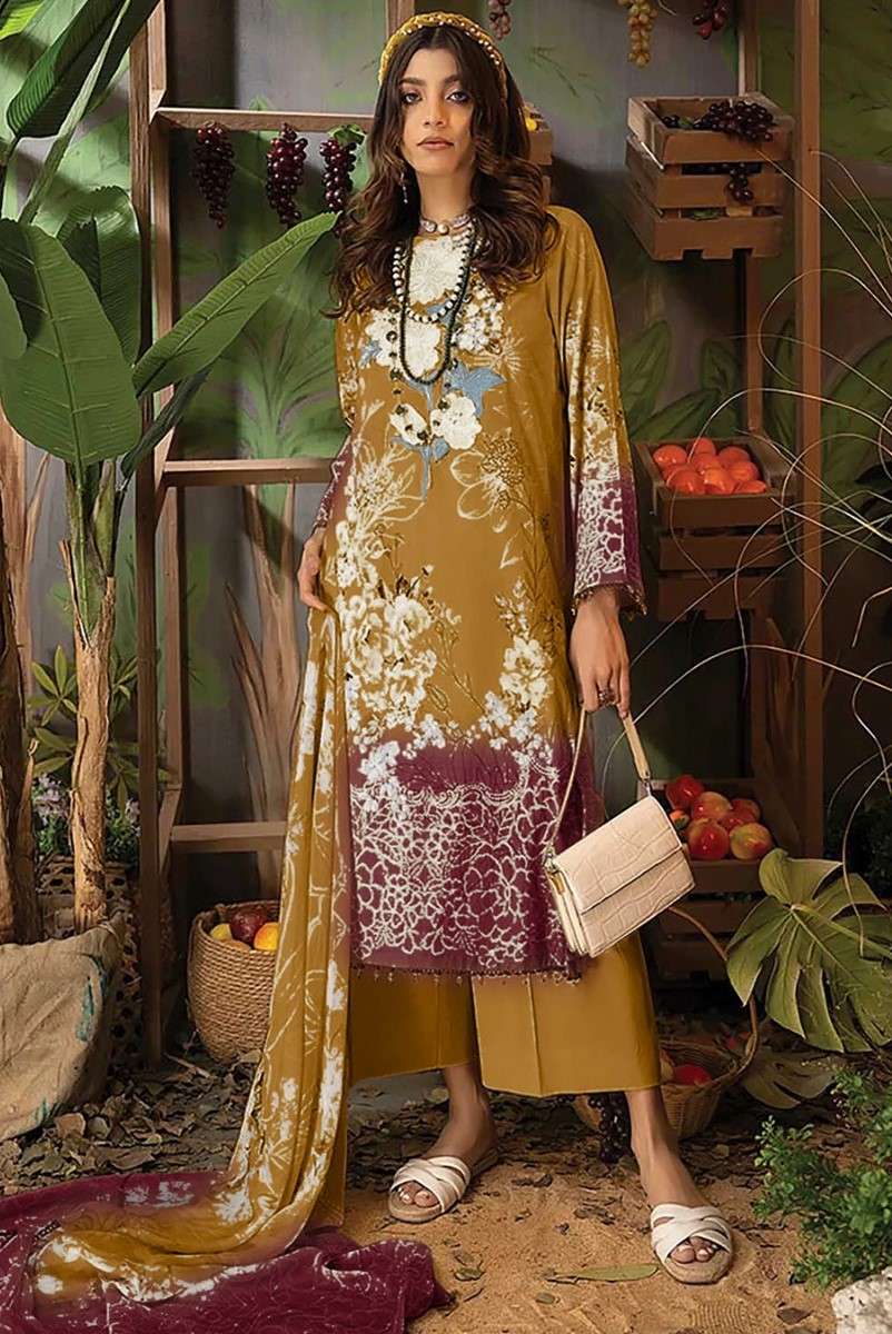 aasha designer 1013 colours pakistani suits unstich material catalogue online market surat gujarat 