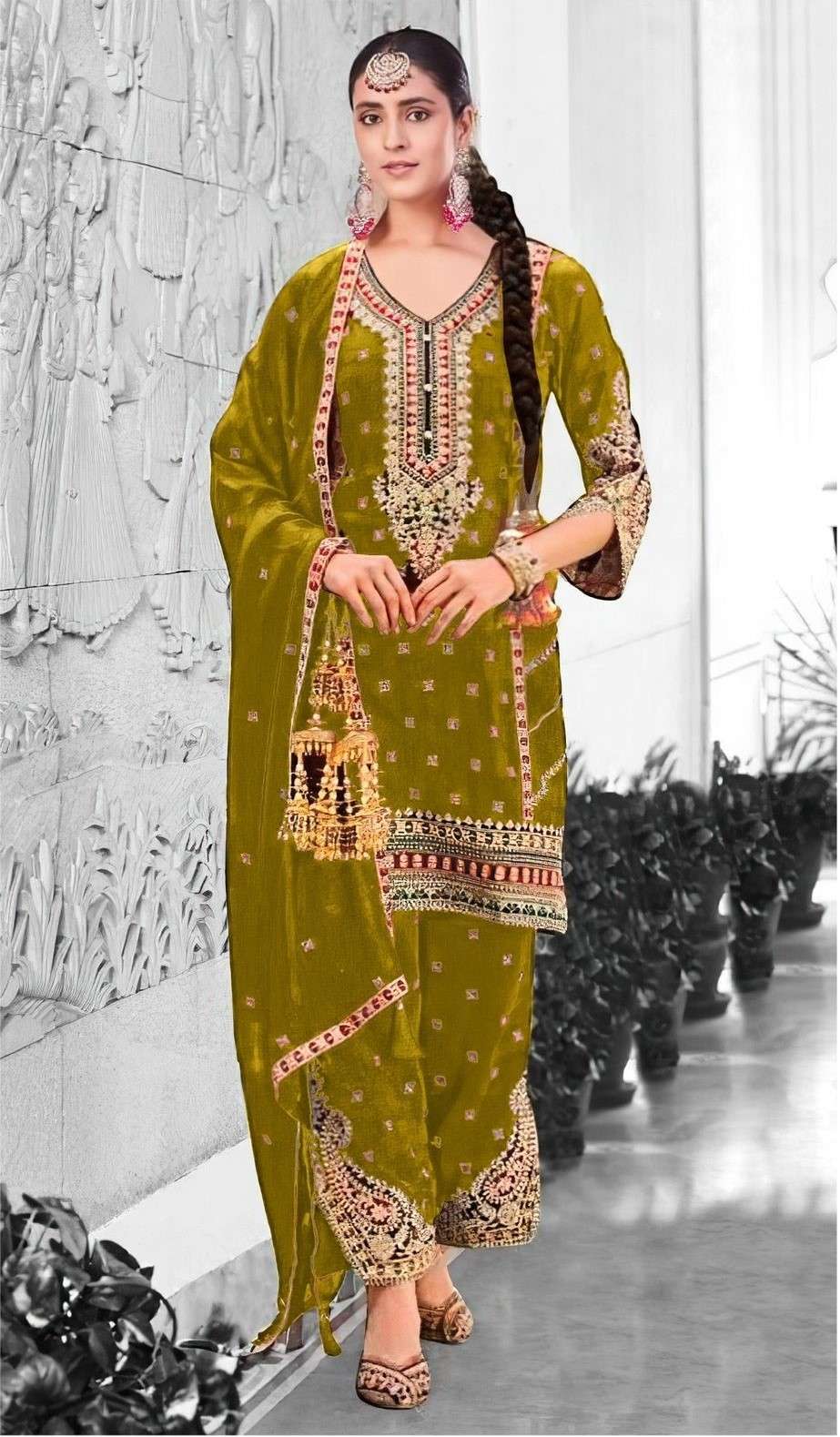 angroop next 190 colours readymade designer pure chinon suits catalogue manufacturer surat gujarat 