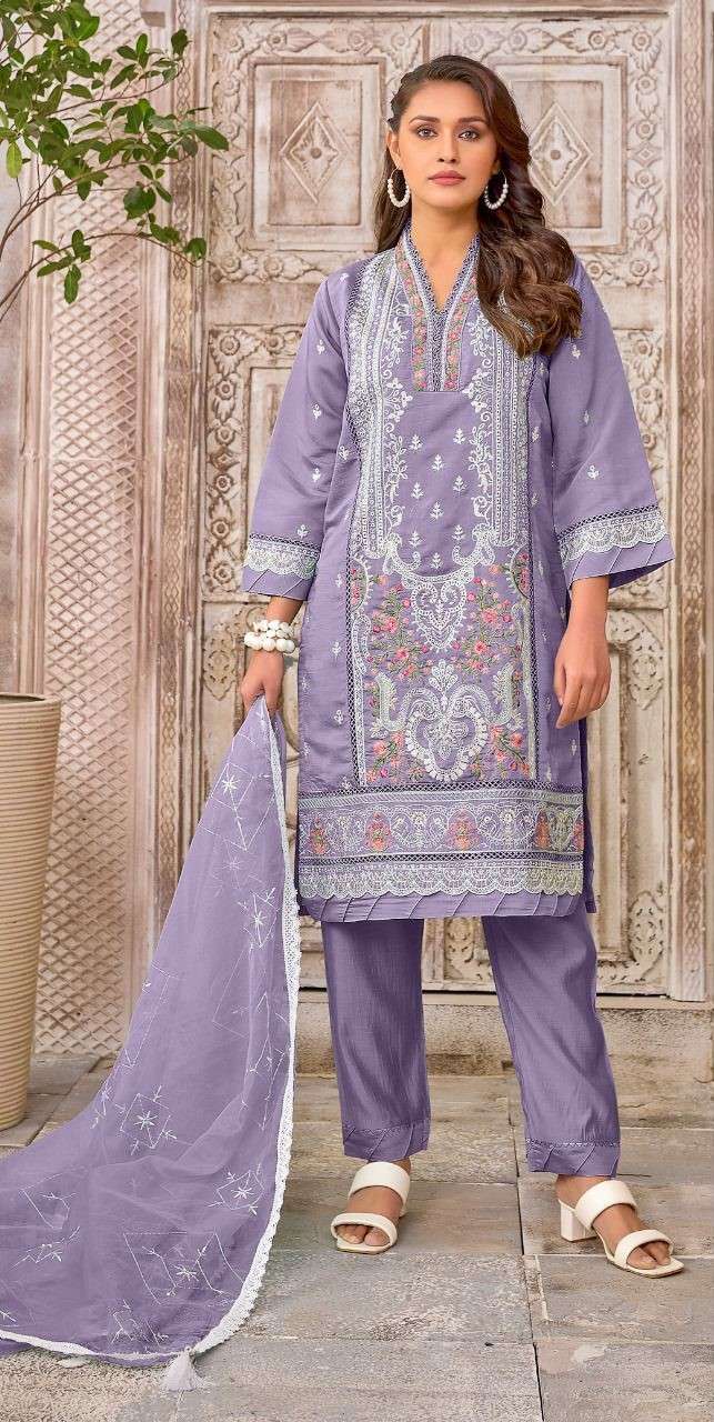 fepic 21201 colours embroidered designer organza pakistani suits wholesale collection surat gujarat 