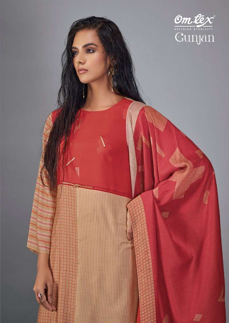 gunjan by om tex heavy designer salwar kameez dress material catalogue manufacturer surat gujarat 