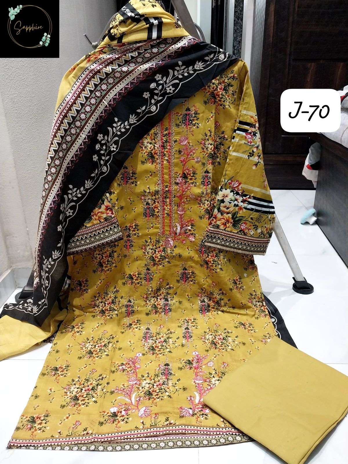 jazmin vol-70 2 by sapphire latest designer ready to wear pakistani salwar suits wholesaler surat gujarat 