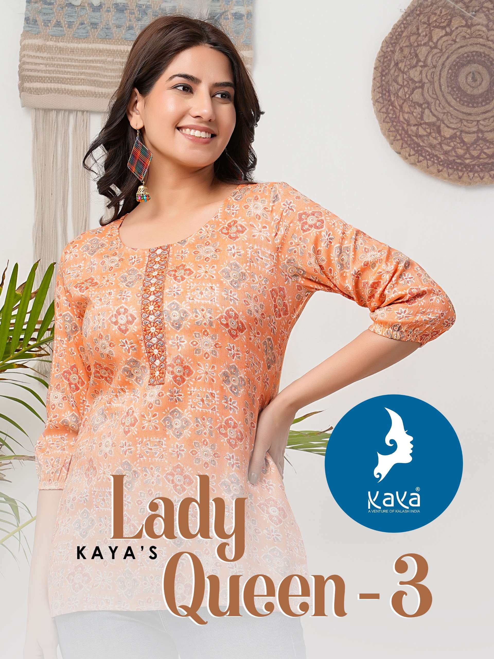 lady queen vol-2 by kaya capsule designer short tops catalogue online supplier surat gujarat 
