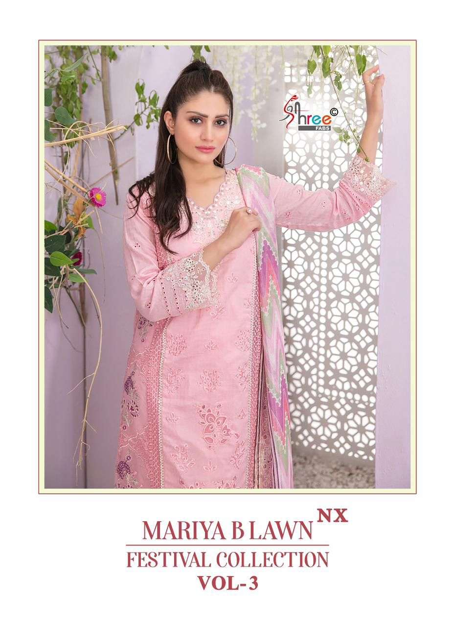 mariya b lawn collection festival collection vol 3 nx by shree fabs pakistani salwar kameez wholesale price