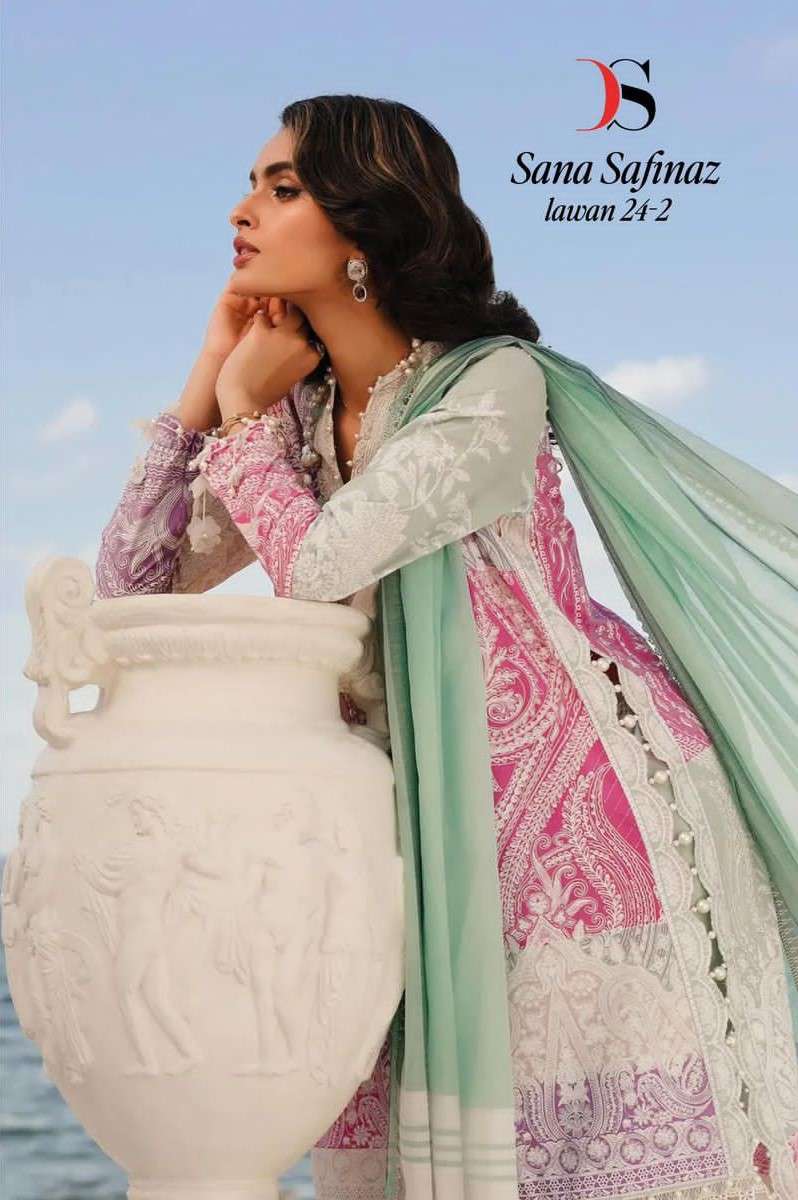 sana safinaz lawan 24 2 by deepsy suits 6071-6078 series stylish designer pakistani latest suits catalogue surat gujarat 