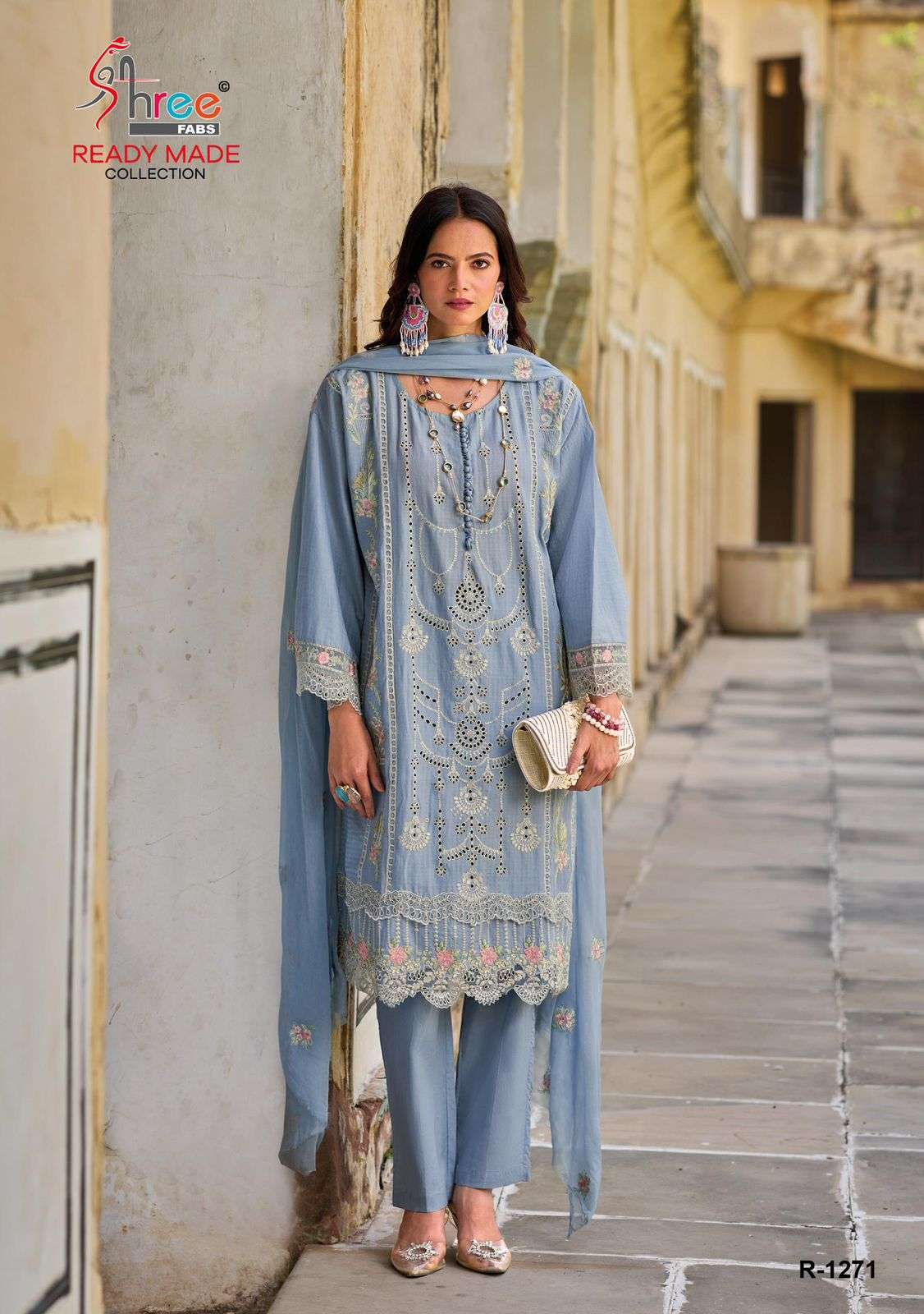 shree fabs 1271 colours latest designer pakistani salwar suits readymade collection surat gujarat 