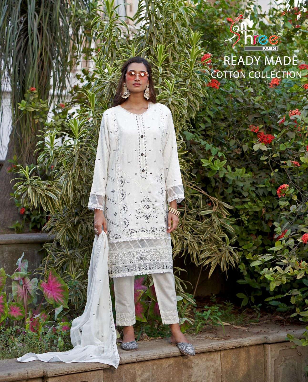 shree fabs 1272 colours fancy readymade designer wholesale salwar kameez surat