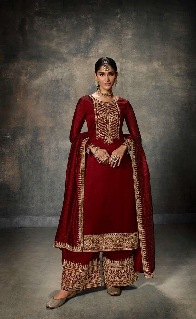 adaa by zisa 14601-14606 series heavy embroidered work designer premium silk salwar suits latest design 2024 