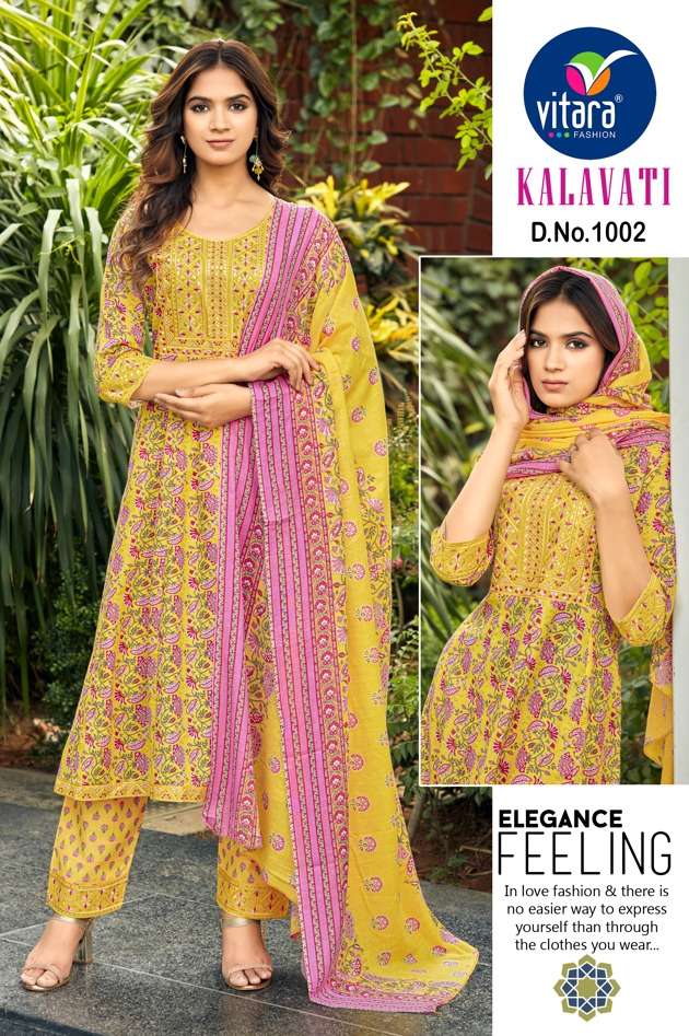 kalavati by vitara fashion decent look designer kurtis catalogue online dealer surat gujarat 
