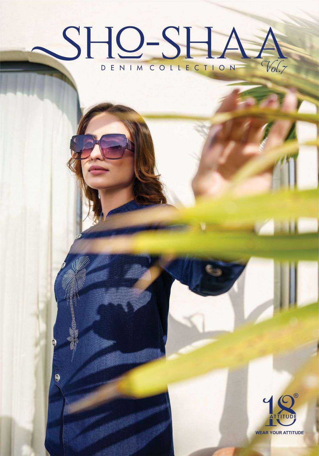 sho shaa vol-7 by 18 attitude fancy look designer top bottom catalogue online supplier surat gujarat 