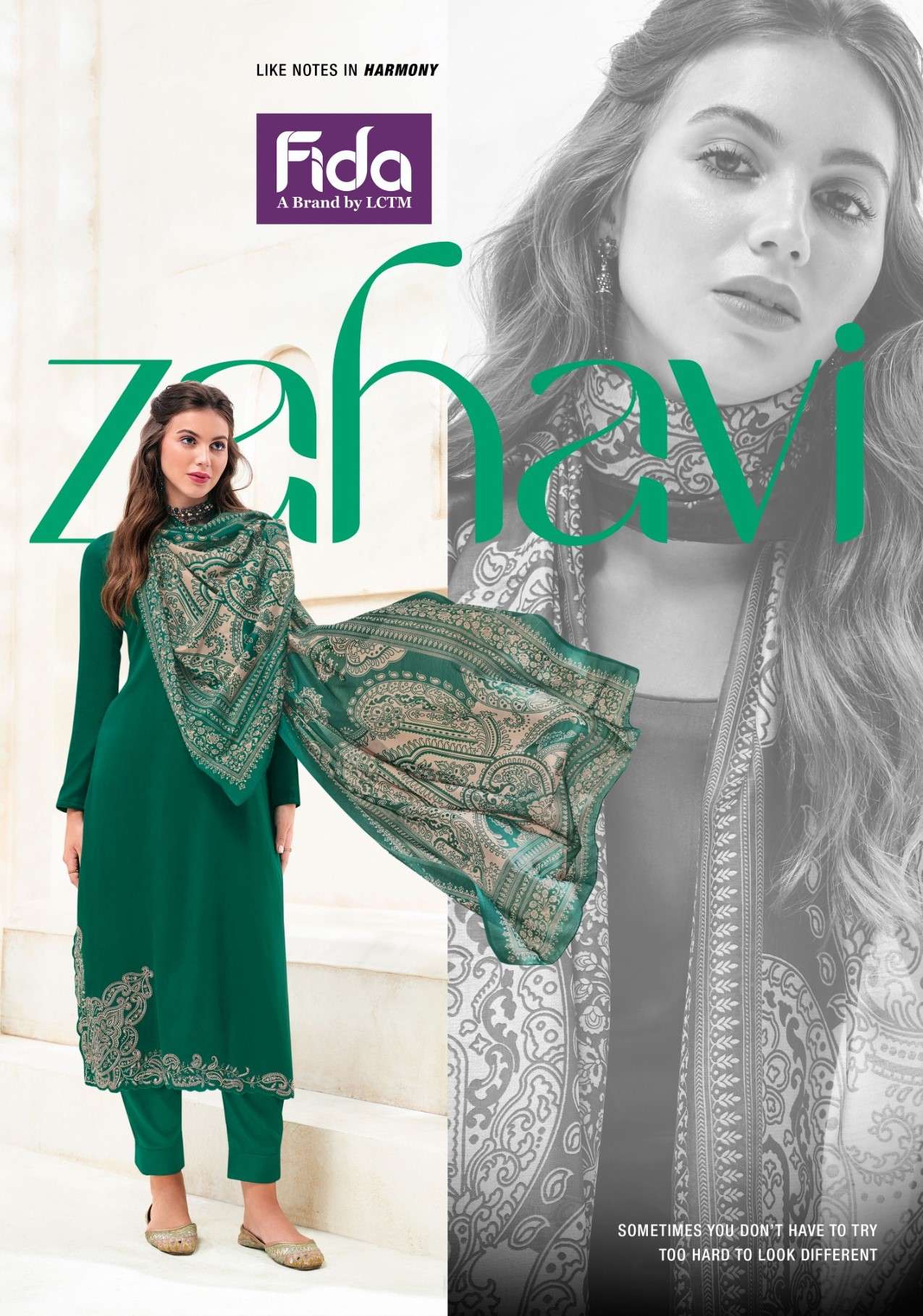 zahavi by fida 1001-1006 series trendy designer salwar suits catalogue online supplier surat gujarat 