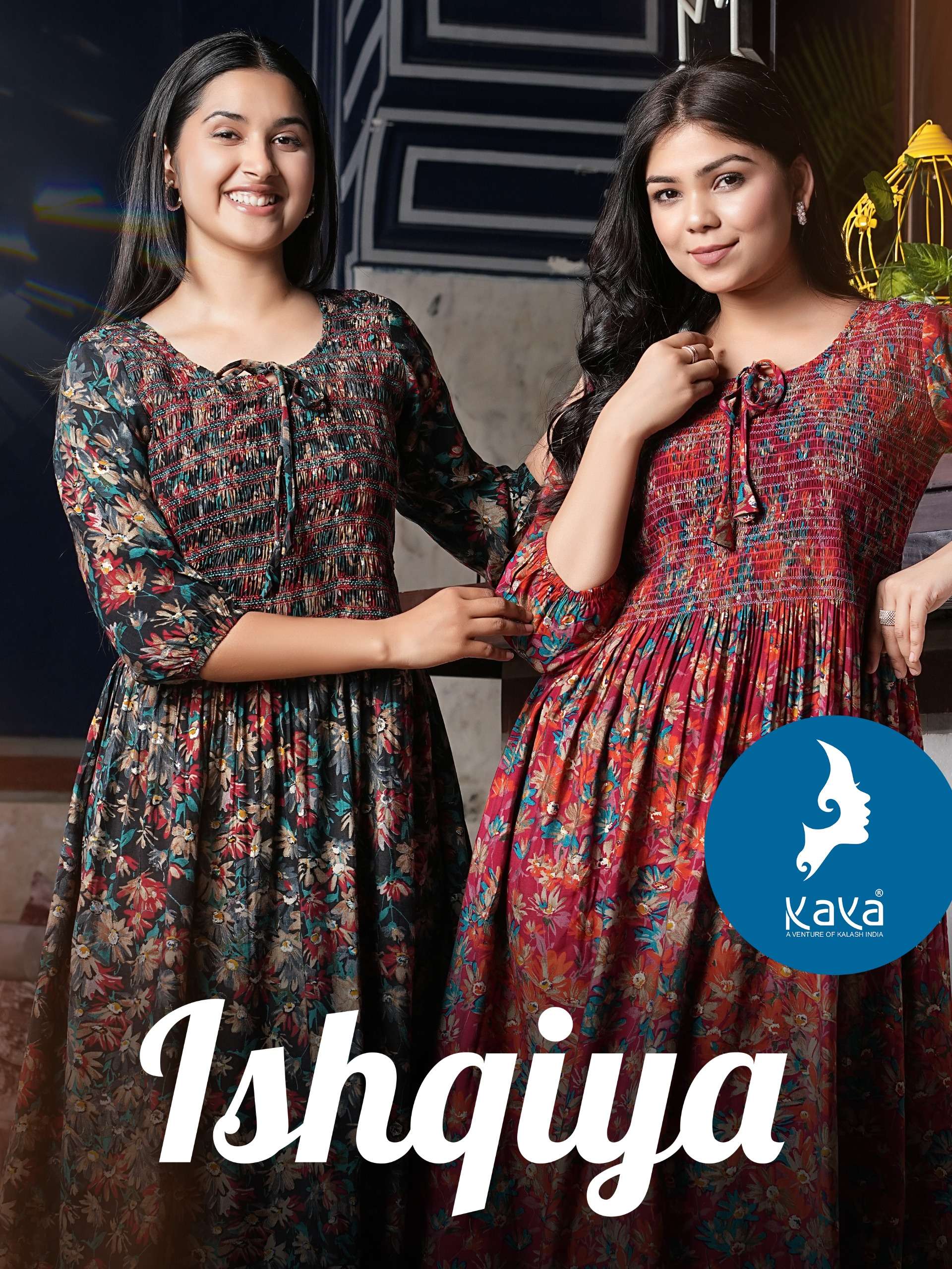 ishqiya by kaya anarkali style fancy kurtis catalogue online best collection surat gujarat 