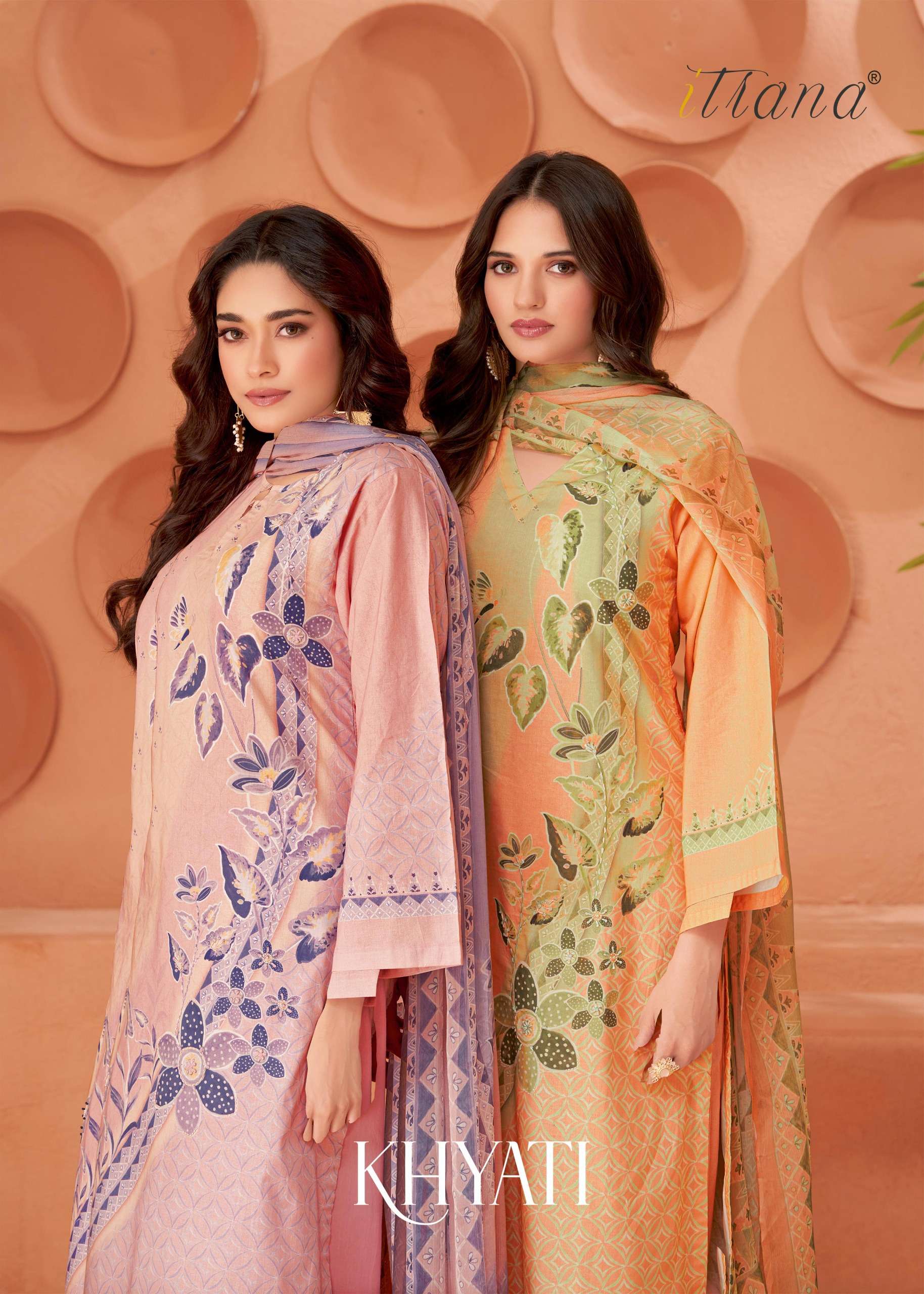 khyati by itrana pure cotton lawn designer salwar kameez catalogue wholesale collection surat gujarat 