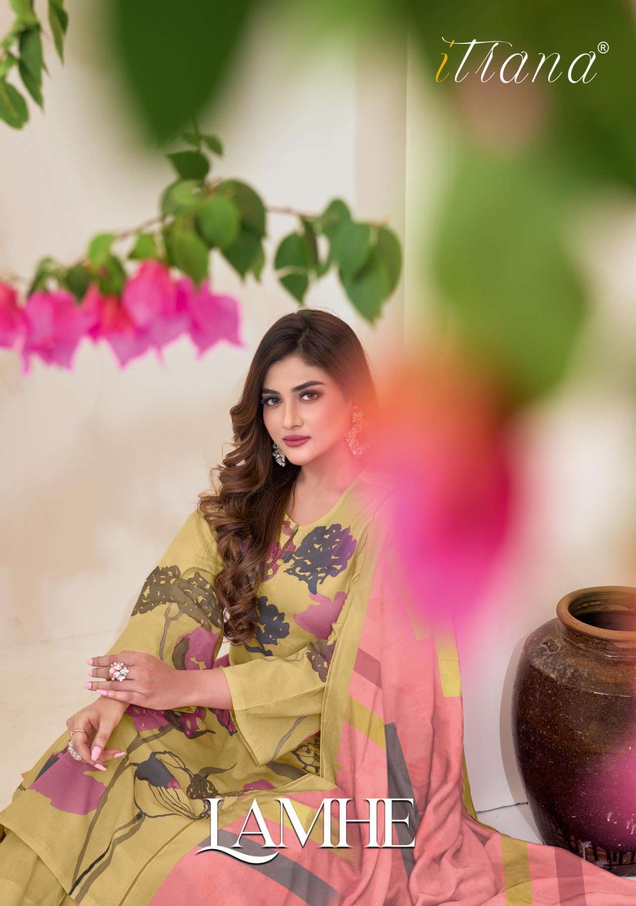 lamhe by itrana fancy designer salwar kameez catalogue wholesaler price surat gujarat 