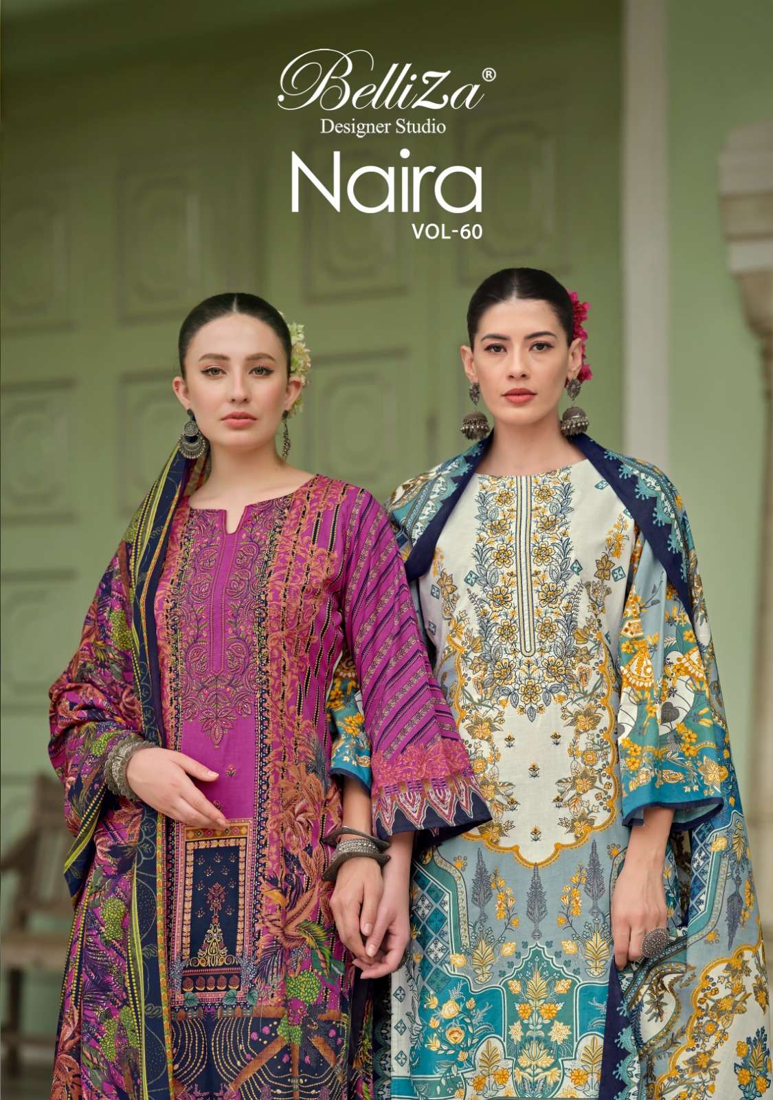 naira vol-60 by belliza designer studio digital print with embroidered salwar suits catalogue online purchasing surat gujarat 
