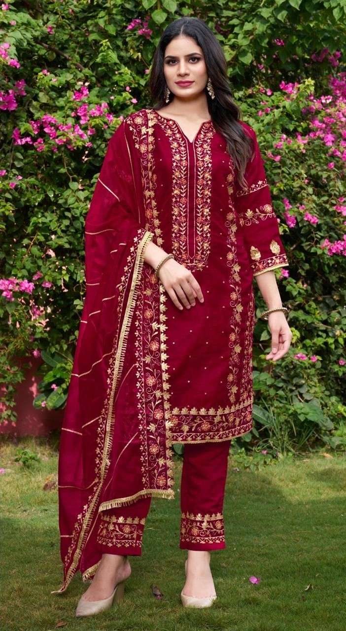 ramsha 1177 colours organza embroidered readymade suits pakistani collection surat gujarat 
