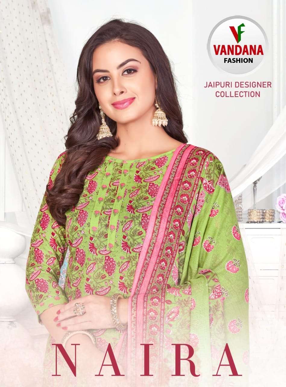 vandana fashion by naira 1001-1010 series pc cotton summer special lowest price at surat