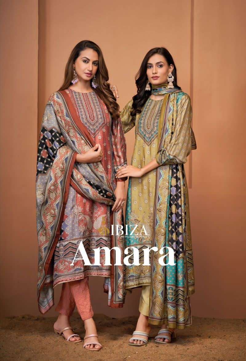 amara by ibiza 10955-10958 series exclusive designer salwar kameez catalogue wholesale dealer surat gujarat 