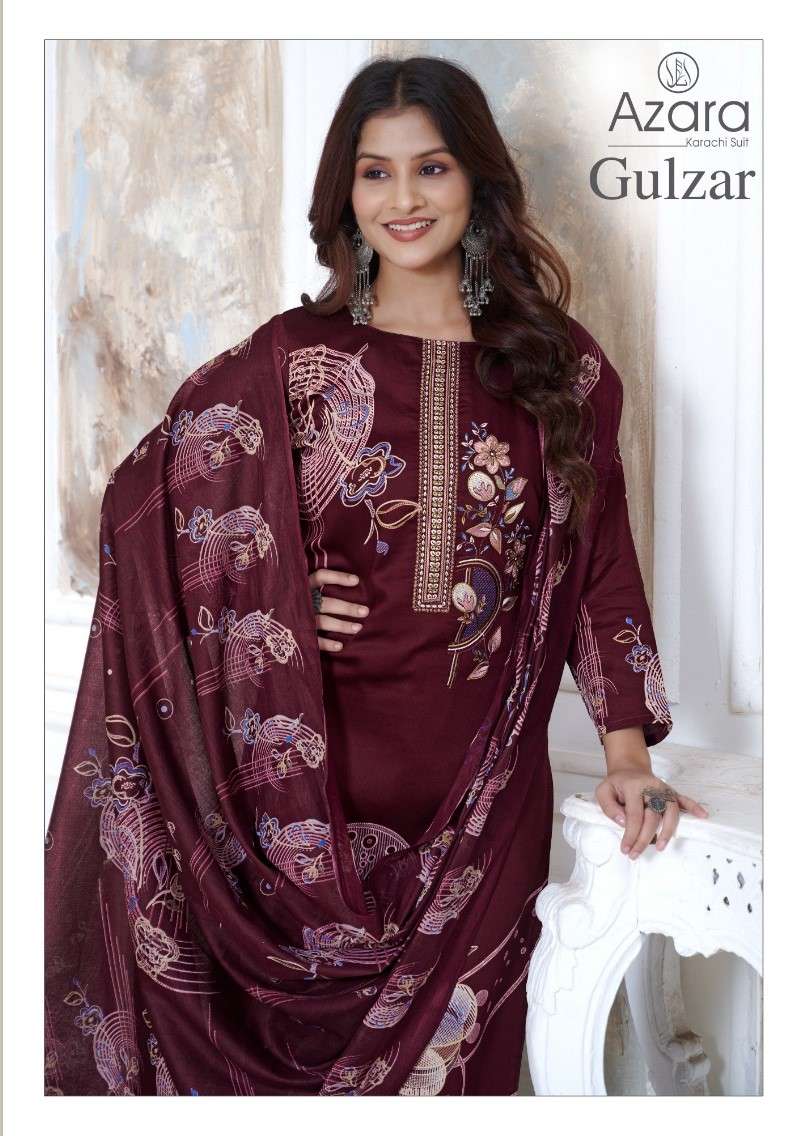 gulzar by radhika fashion 8001-8006 series unstich salwar kameez catalogue online dealer surat gujarat 