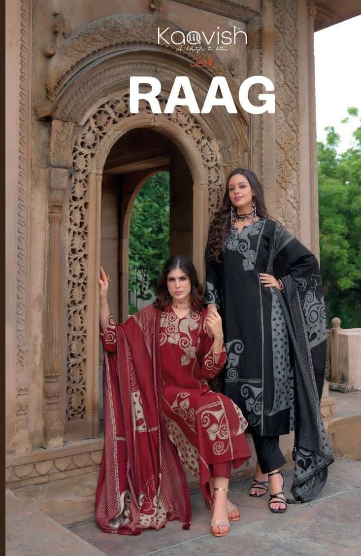kaavish fashion raag 1001-1004 series  designer viscose musline digital fancy work suits online shopping surat 