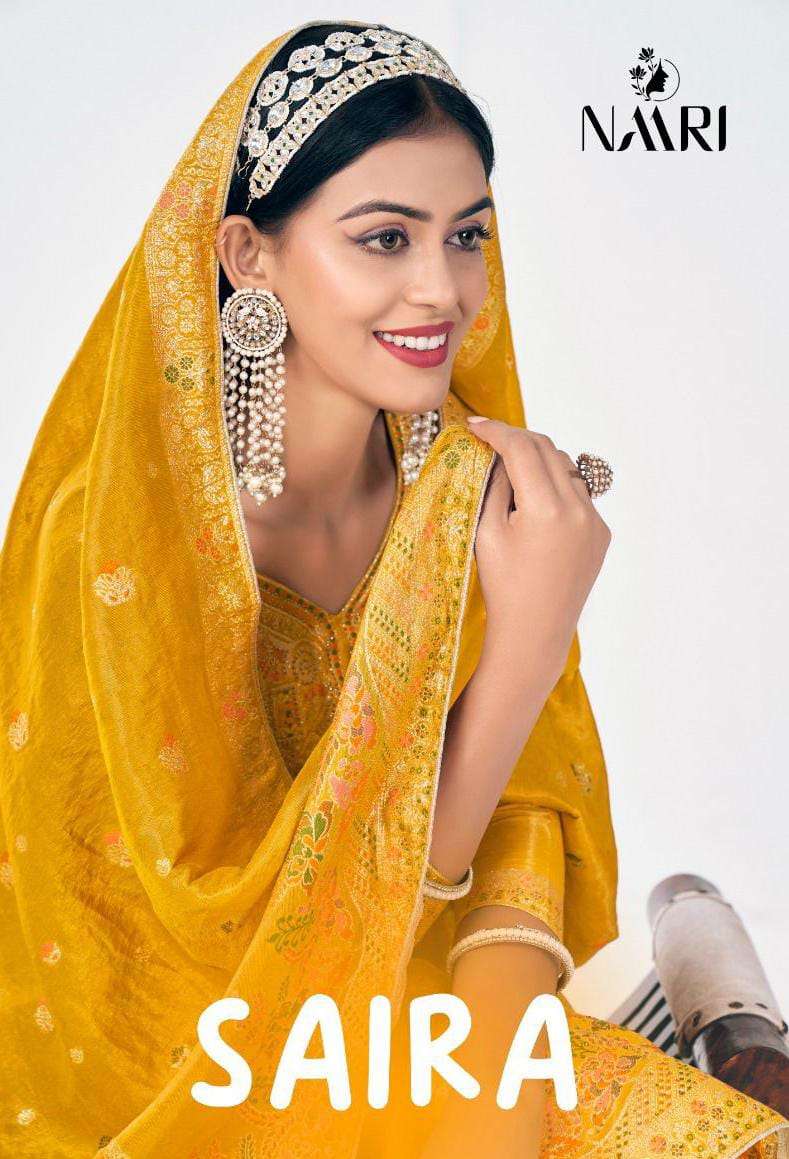 saira by naari 94001-94004 series function special salwar kameez catalogue online dealer surat gujarat 
