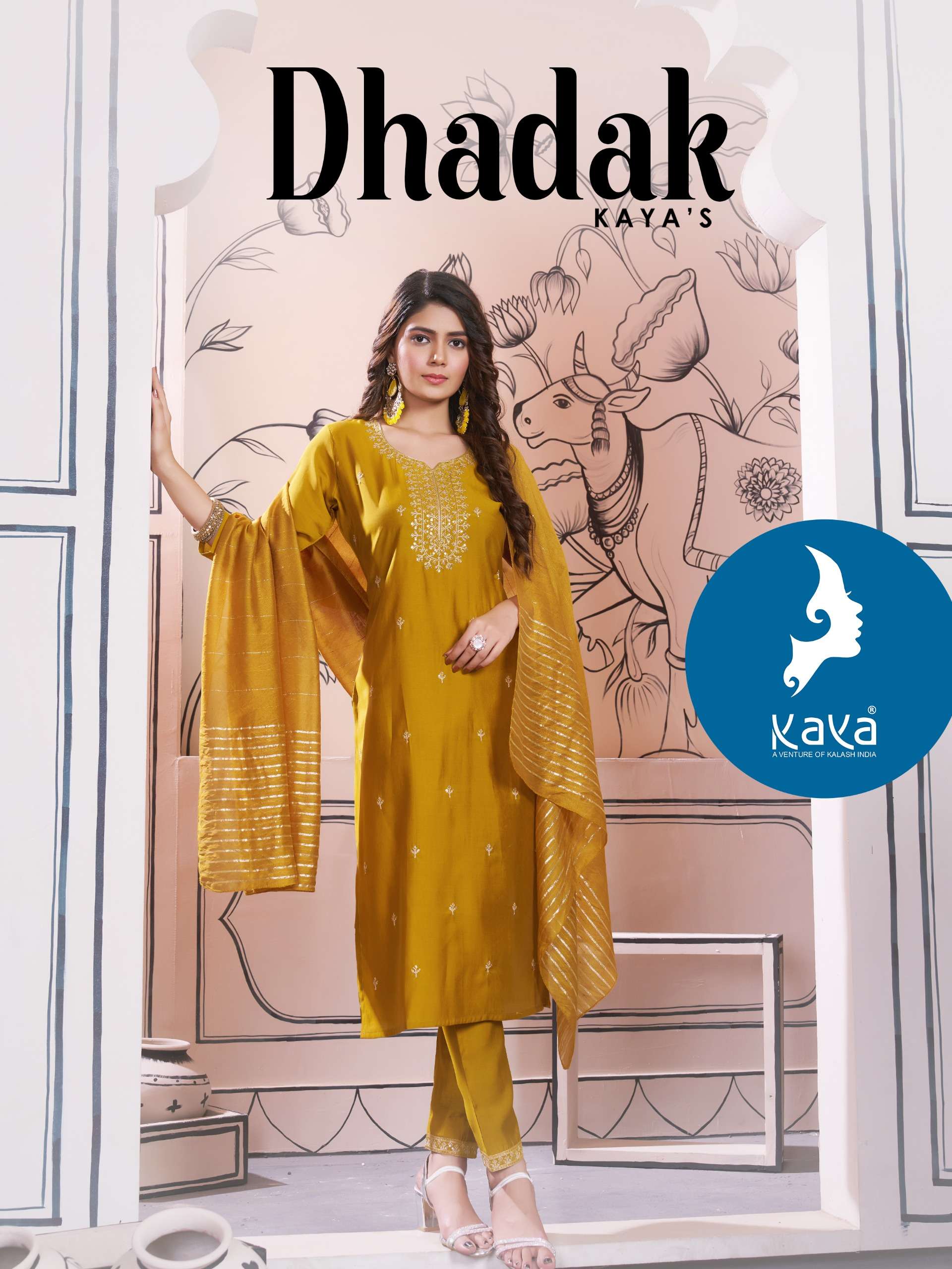 dhadak by kaya indian designer festive wear kurtis catalogue online collection surat gujarat 