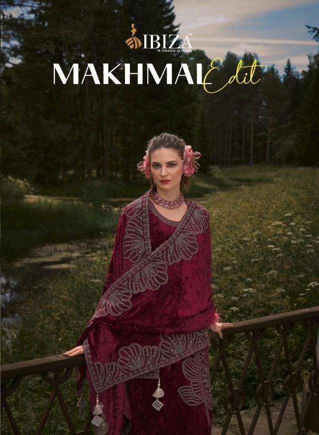 ibiza makhmal edit pure viscose velvet salwar kameez catalogue online wholesale rate surat 