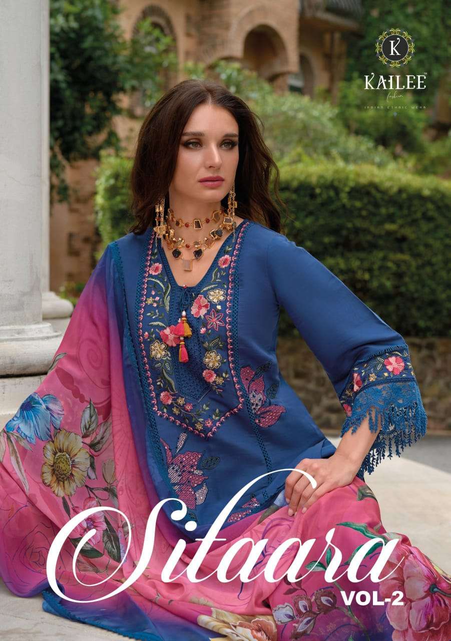 kailee fashion sifaara vol 2 42741 -42744 series party wear ready made viscose muslin salwar kameez online best rate surat