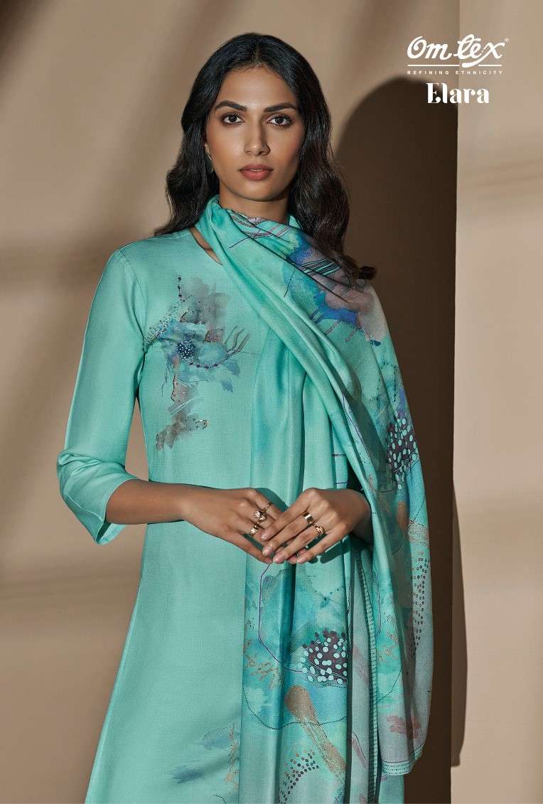 omtex elara 5921colour series exclusive wimter special pure pashmina digital unstich suits buy online dealer 