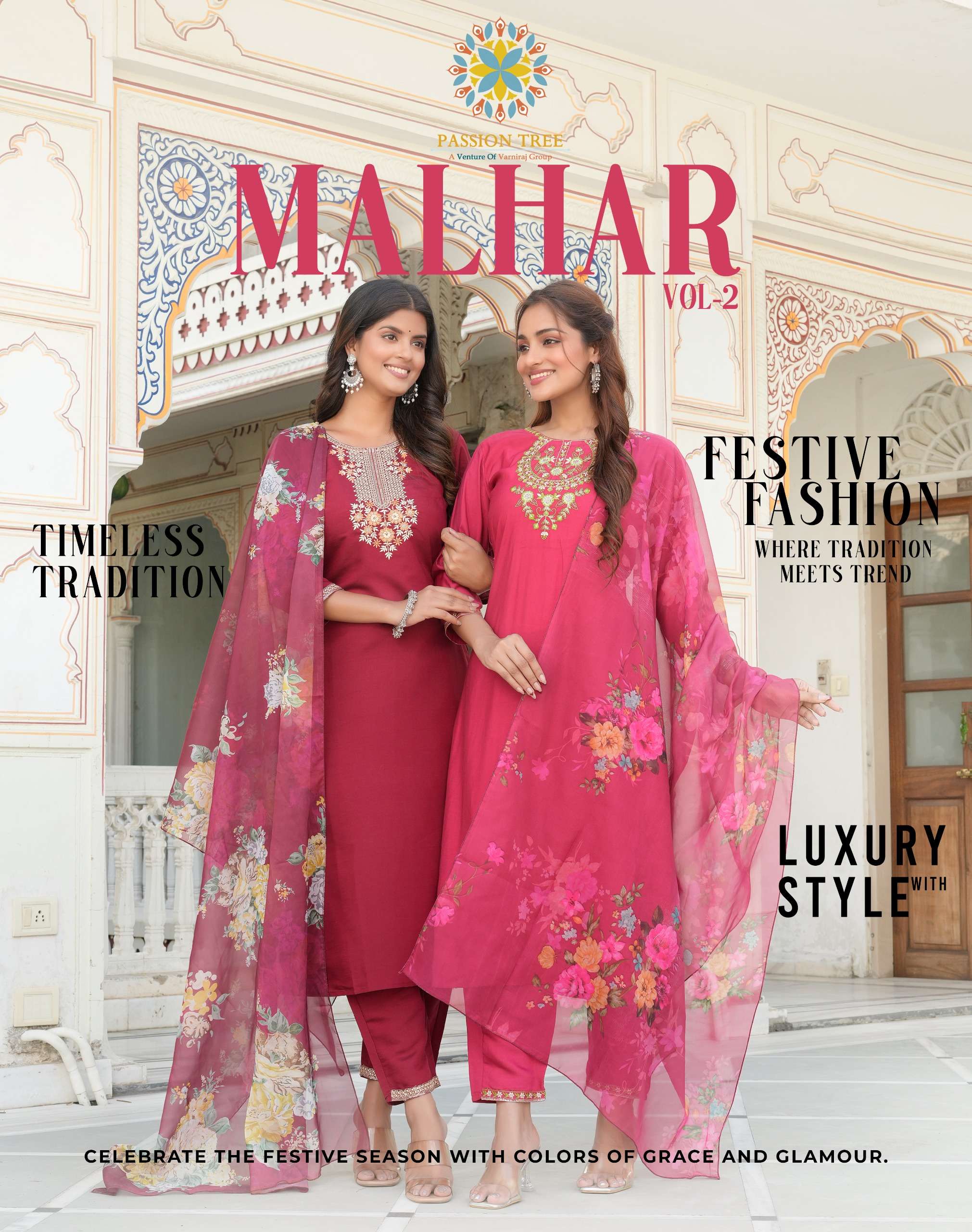 passion tree malhar vol 2 2001-2008 series pure roman silk ready to wear salwar kameez buy wholesalers 