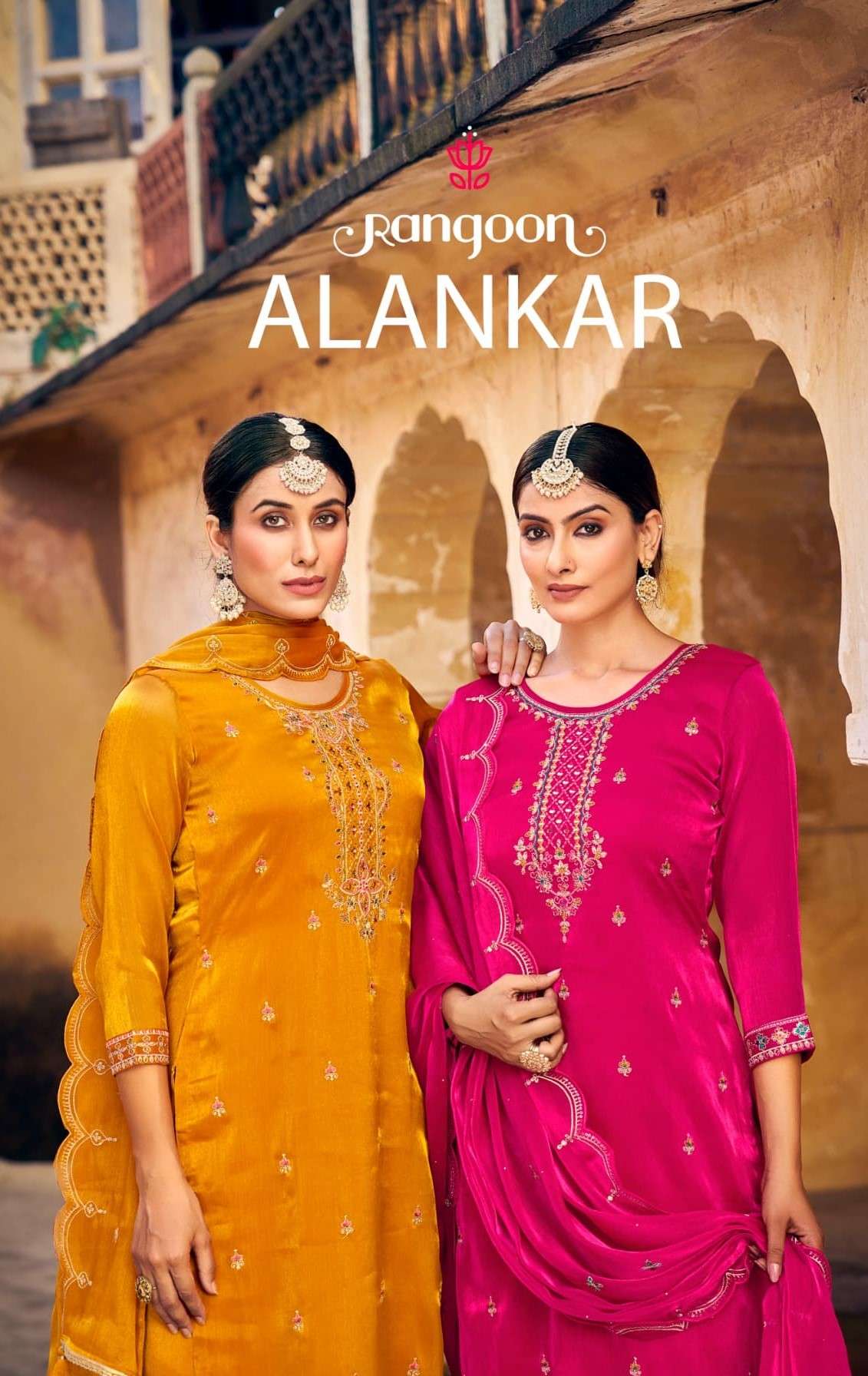 rangoon alankar 5431-5436 series designer party wear stich burberry silk collection buy online dealer surat 