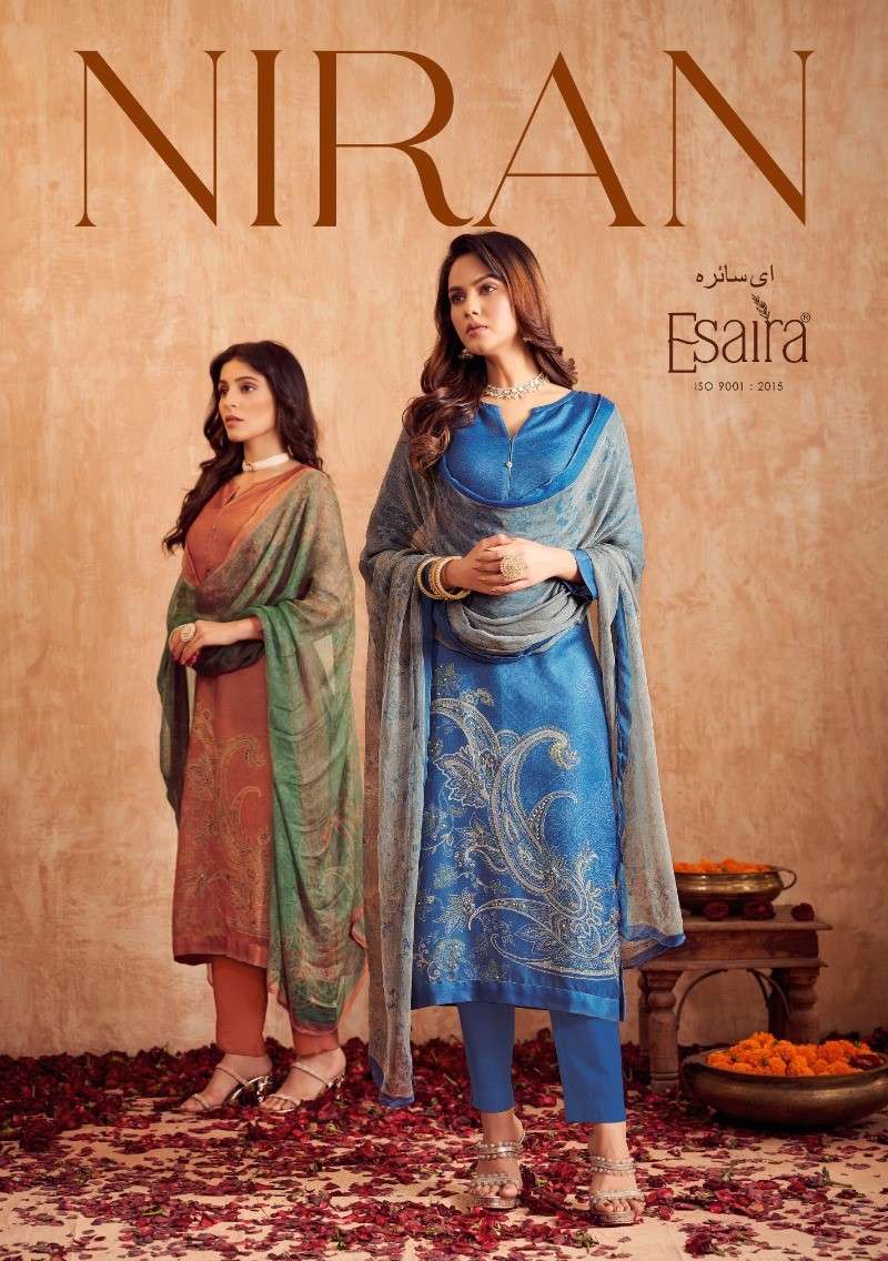 niran by esaira 1001-1008 series fancy designer pashmina salwar suits catalogue buy online surat 