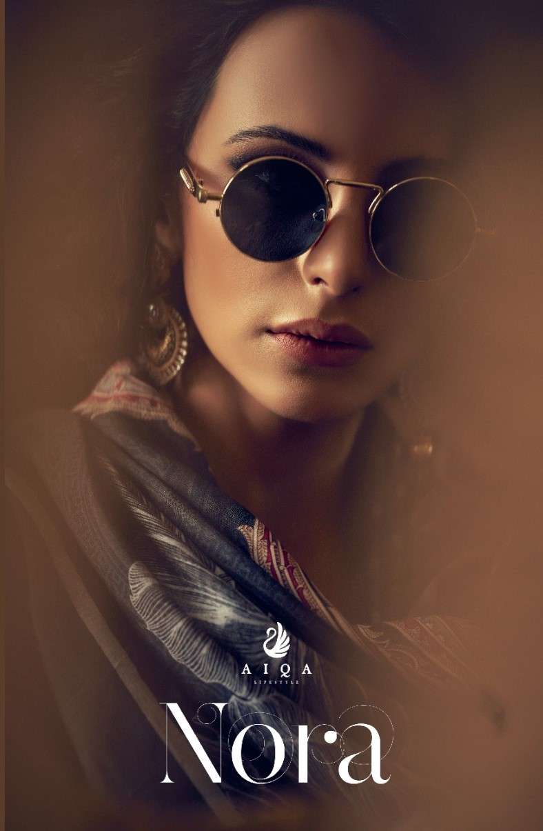 aiqa nora 1151-1158 series party wear pure berg woolen pashmina woven solid unstich dress material surat 