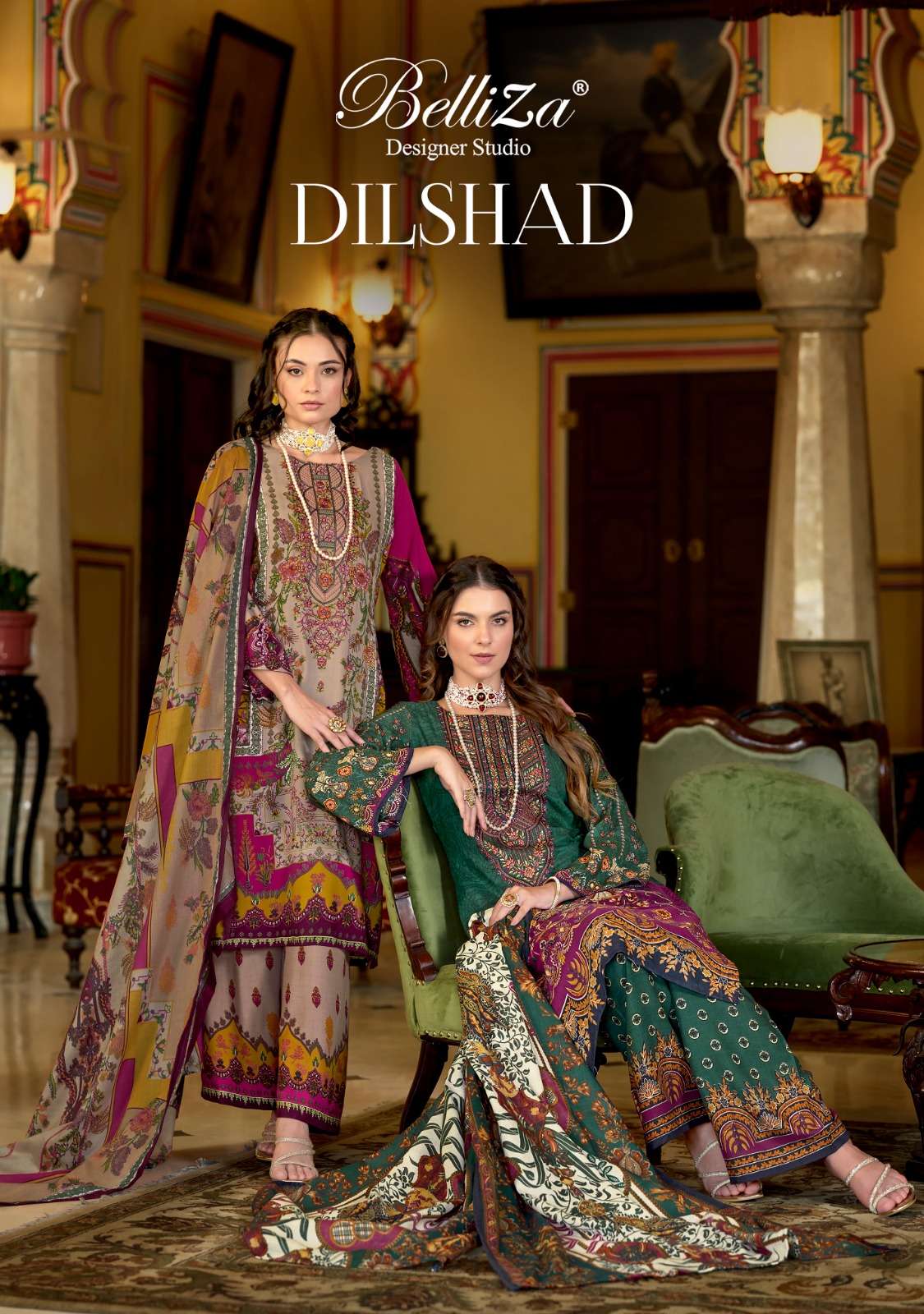 dilshad by belliza designer studio pure visocse rayon fancy look salwar kameez wholesale price surat