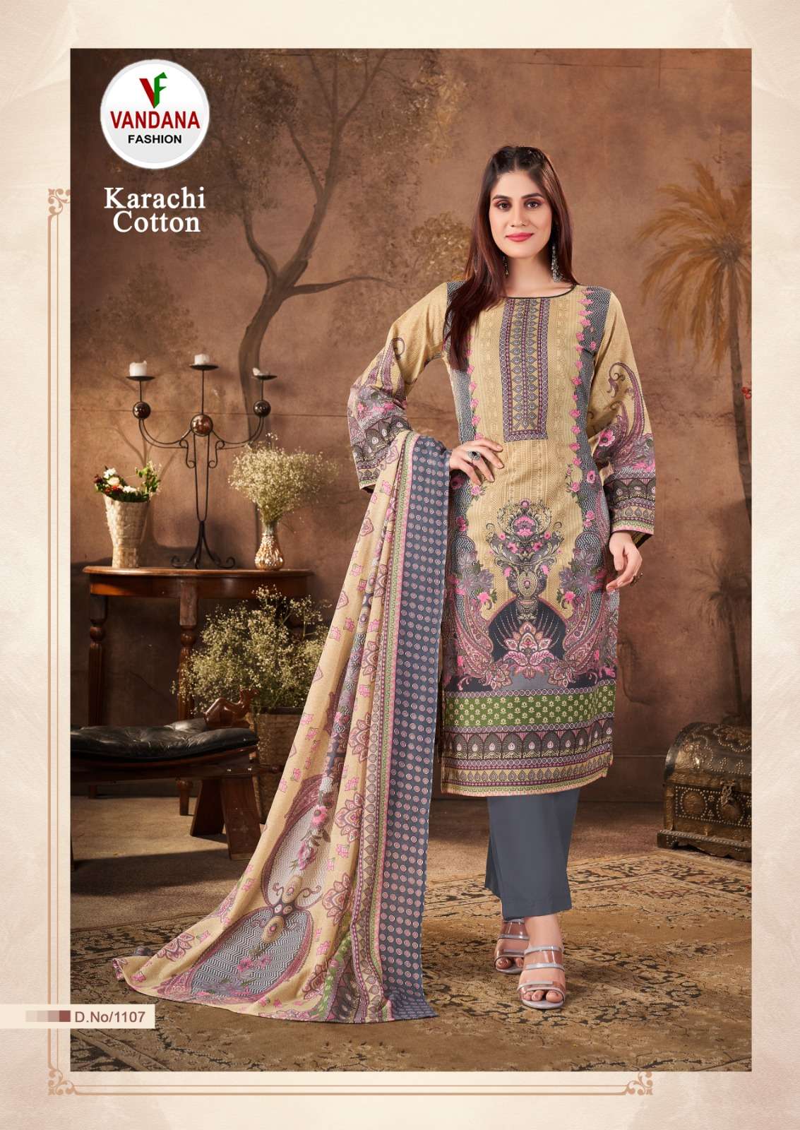 karachi cotton vol 11 by vandana fashion cotton printed pakistani suits wholesale price supplier surat