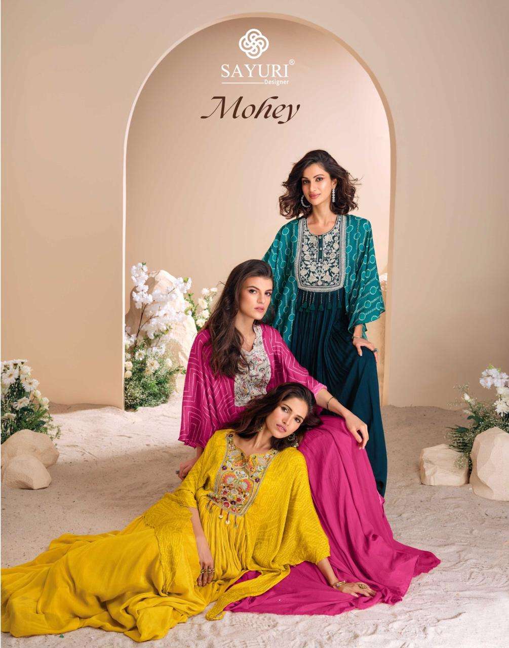 sayuri designer mohey 5690-5932 series wholesaler party wear suits online surat india