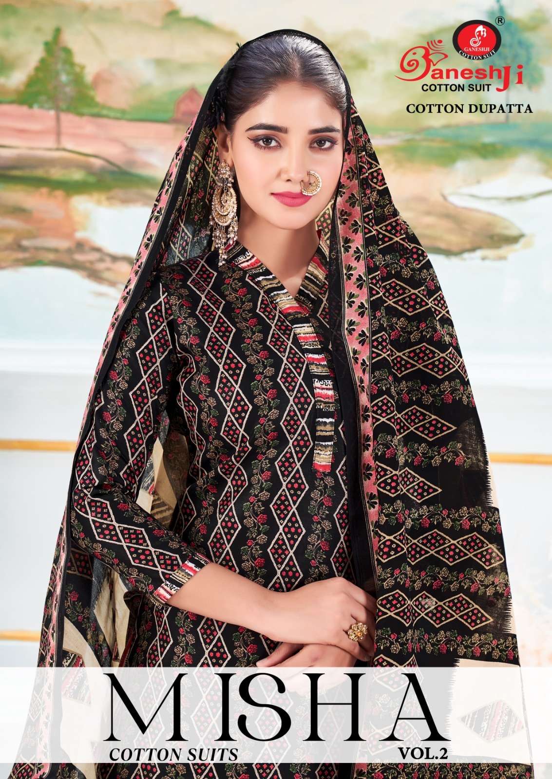 ganeshji misha vol 2 2001-2010 series pure heavy soft cotton unstich salwar kameez wholesale price surat