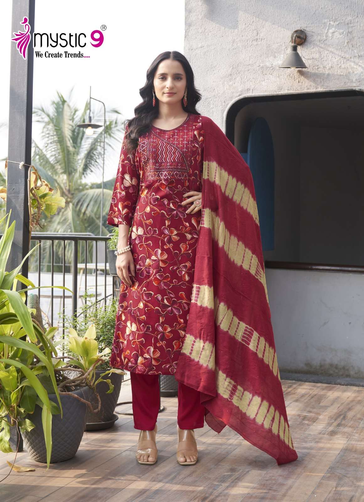 mystic9 sabri vol 4 4001-4008 series premium rayon fancy readymade salwar kameez wholesale price surat