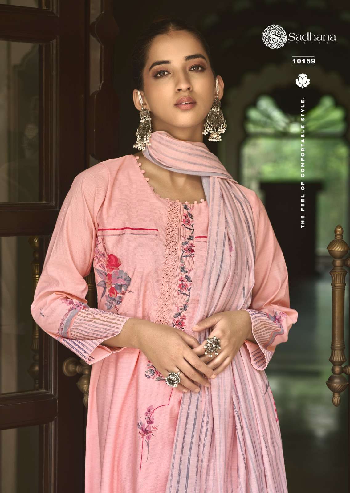 ridhima by sadhana fashion 10157-10160 series fancy designer unstich salwar kameez catalogue wholesale surat 