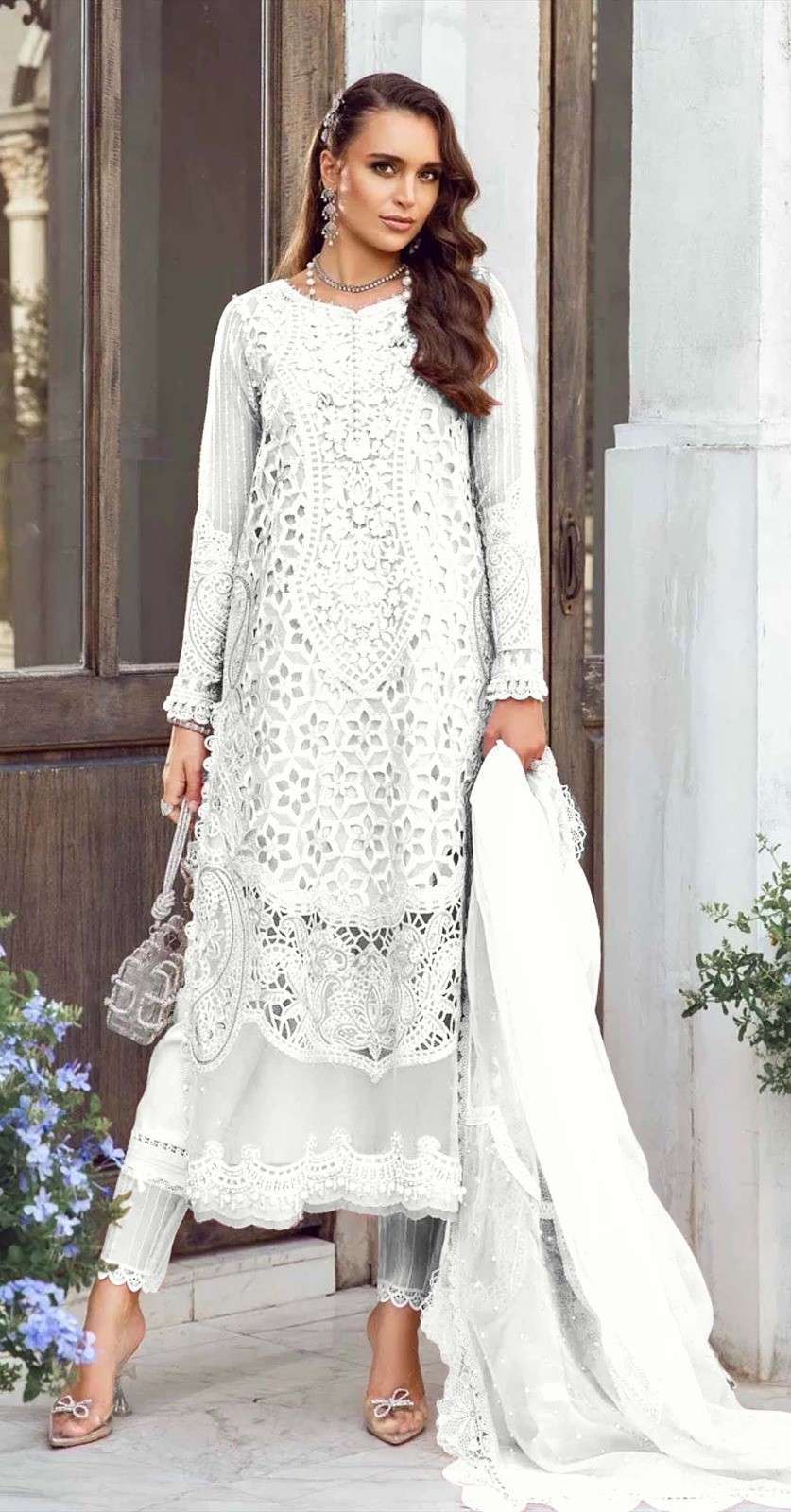 serine s-344 exclusive designer faux georgette salwar suits pakistani collection wholesaler surat 