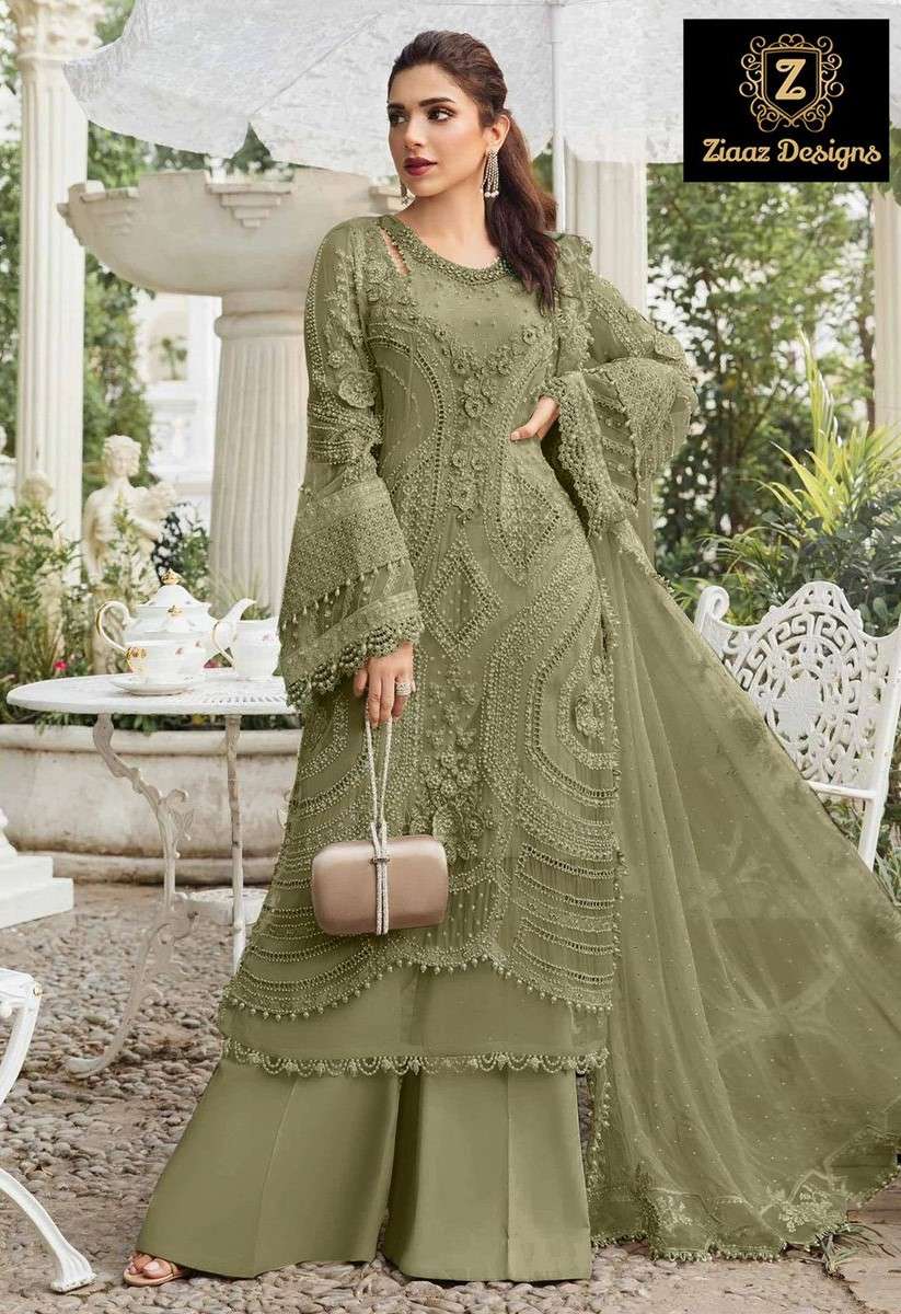 ziaaz designer 736 exclusive designer organza pakistani salwar suits trendy design 2024 