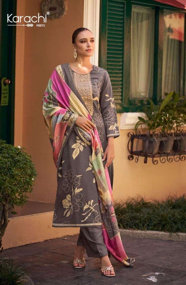 aaliyah by kesar karachi prints 77001-77006 series jam silk fancy unstich salwar kameez wholesale price 