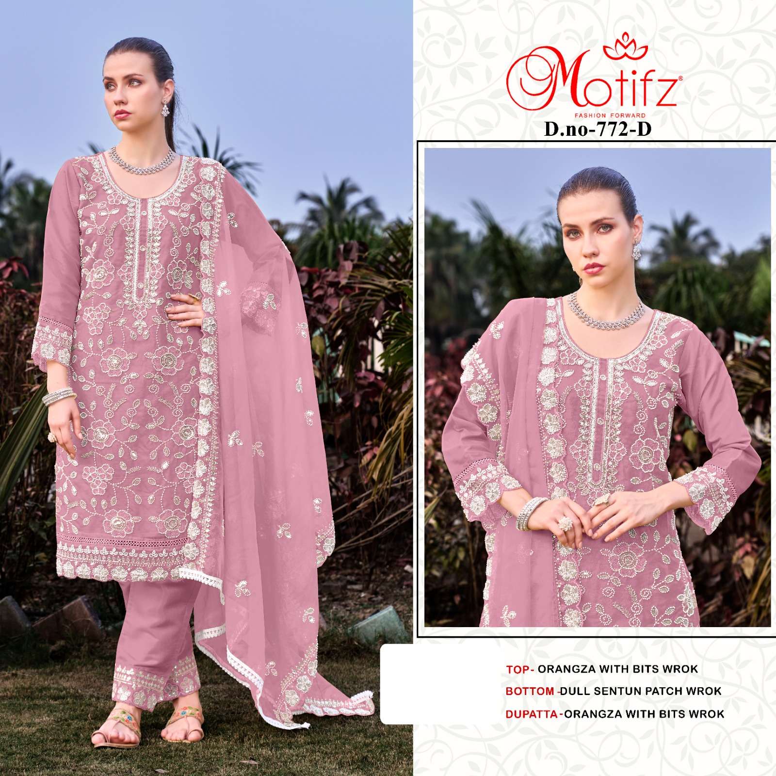 motifz 772 colours latest party wear pakistani salwar kameez online collection surat gujarat 