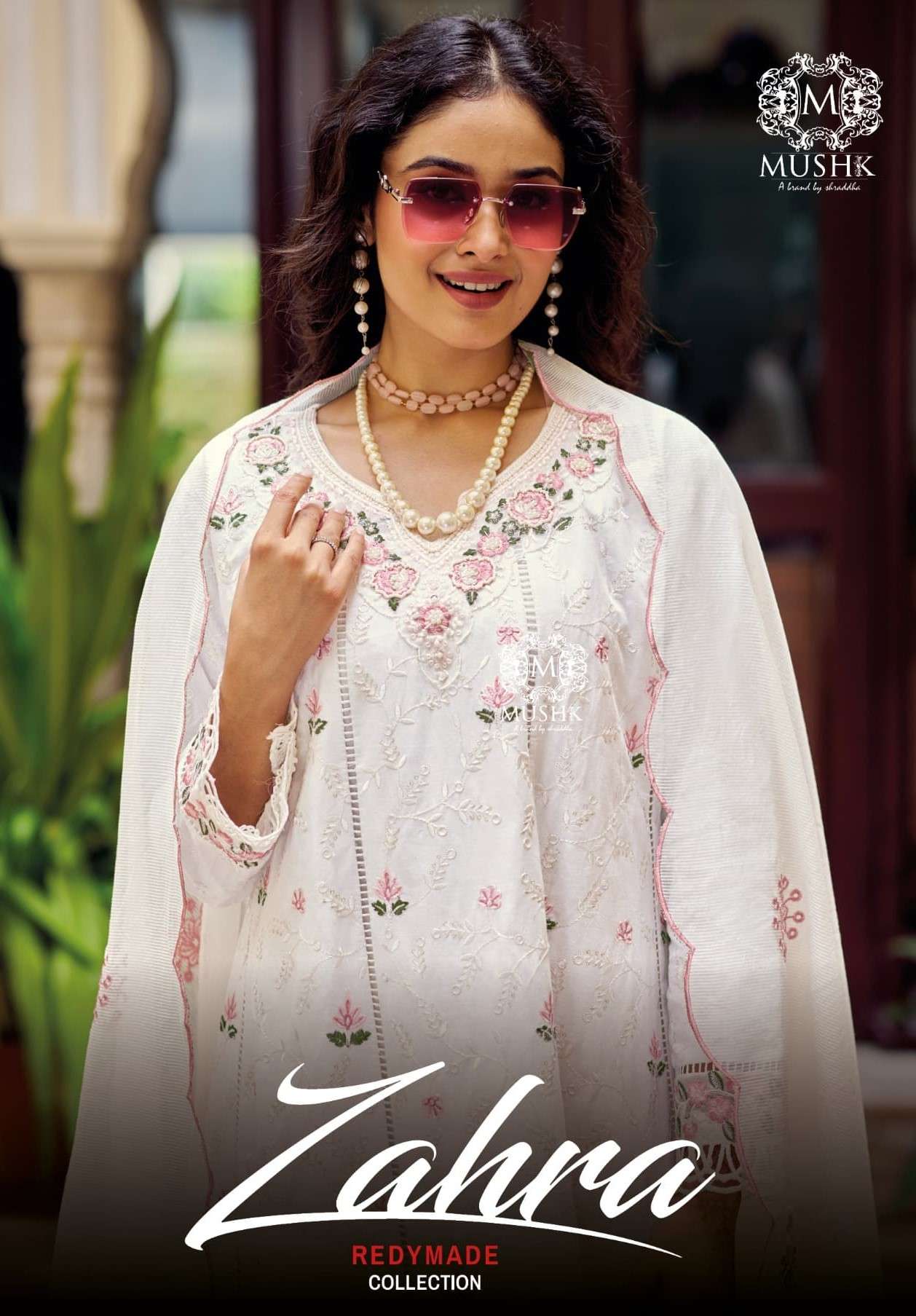 mushk zahra stylish look designer pakistani salwar suits set wholesale collection surat gujarat