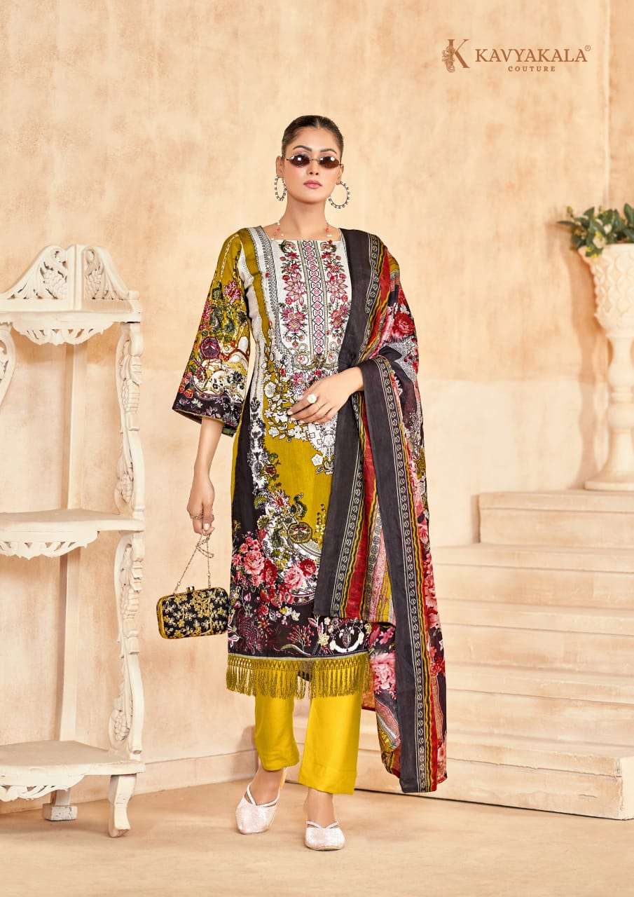 rihana vol 8 by kavyakala digital style printed unstich pakistani salwar kameez manufacturer price surat