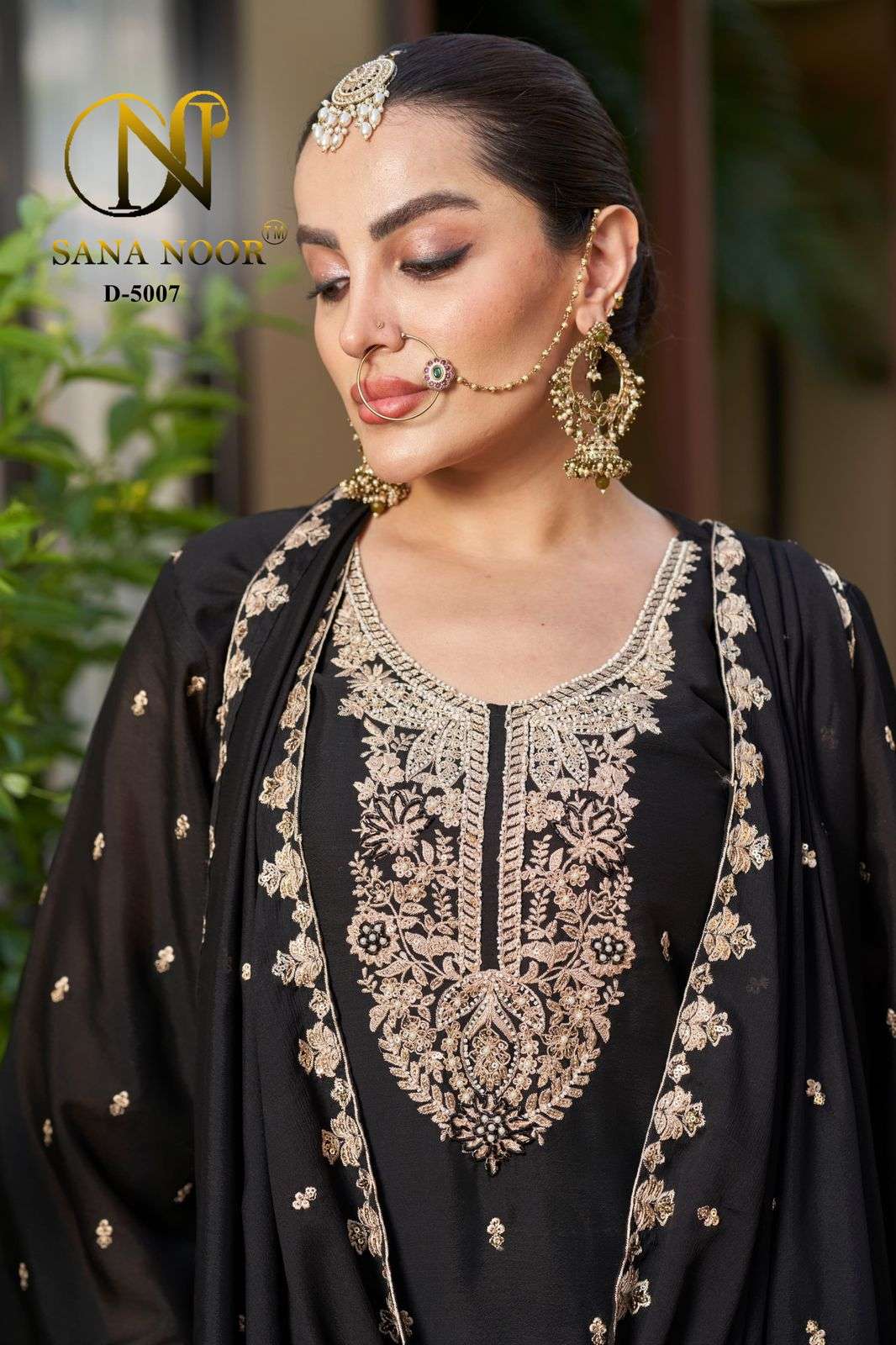 sana noor 5007 colours exclusive plazzo style pakistani salwar suits set wholesaler price surat