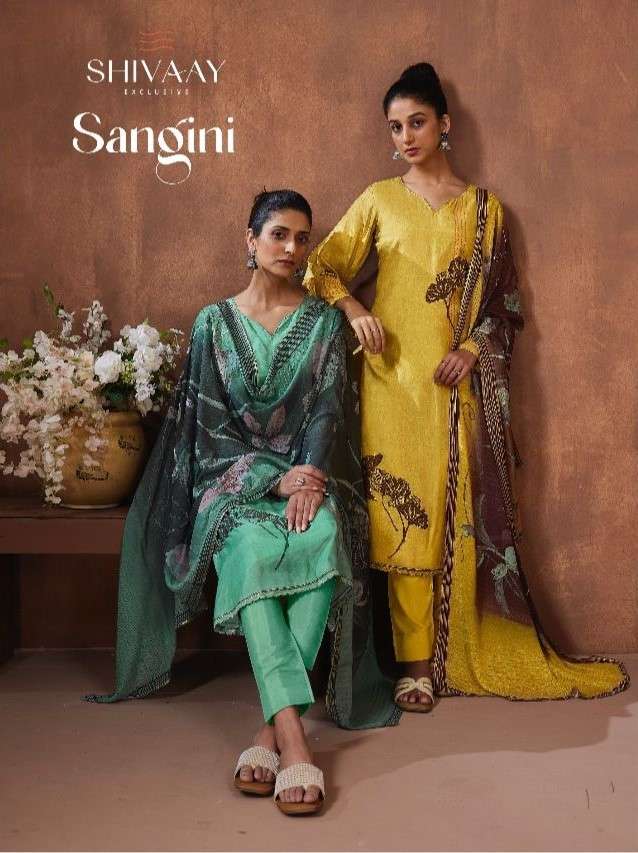 sangini by shivaay 15513-15516 series unstich salwar kameez catalogue wholesale dealer surat 